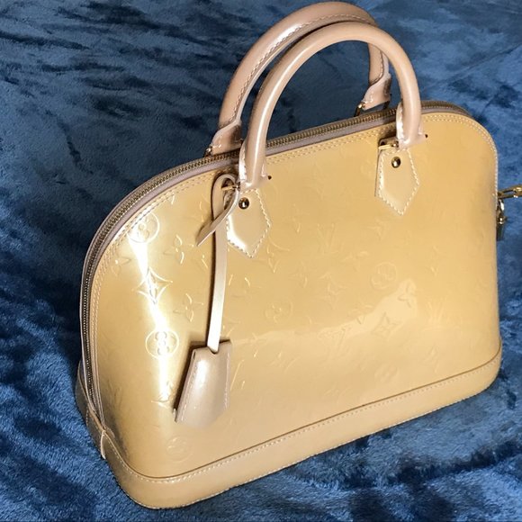 Louis Vuitton VERNIS Alma PM Rose Florentin Bag - Picture 4 of 16